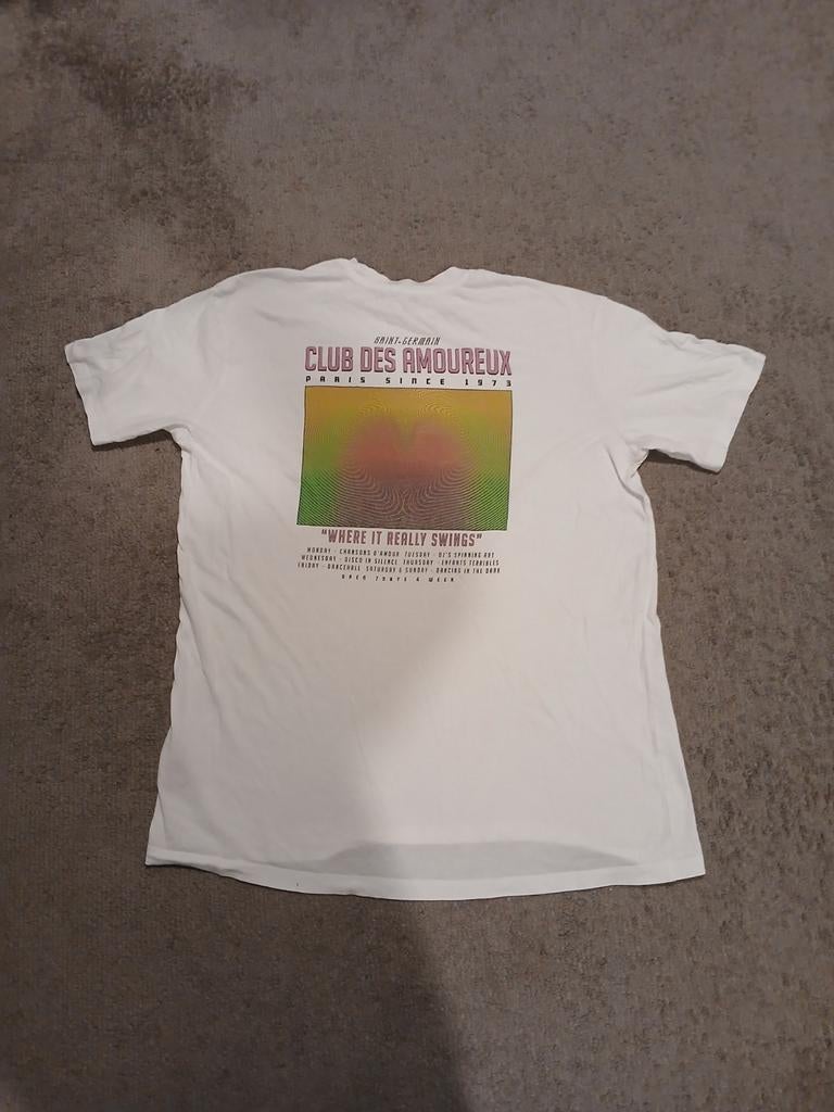 Loavies T-shirt met vlek, goede staat, rookvrij huis, Maat 48/50 (M), Wit, Ophalen of Verzenden, Loavies