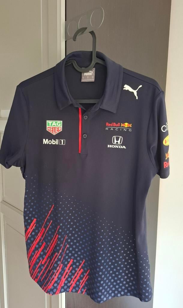 Red Bull Racing T-shirt mt M, Ophalen of Verzenden, Maat 52/54 (L), Blauw