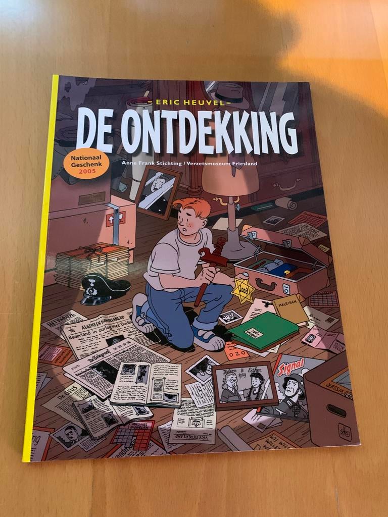 De Ontdekking - Eric Heuvel - Nationaal Geschenk 2005, Eén stripboek, Ophalen of Verzenden, Gelezen