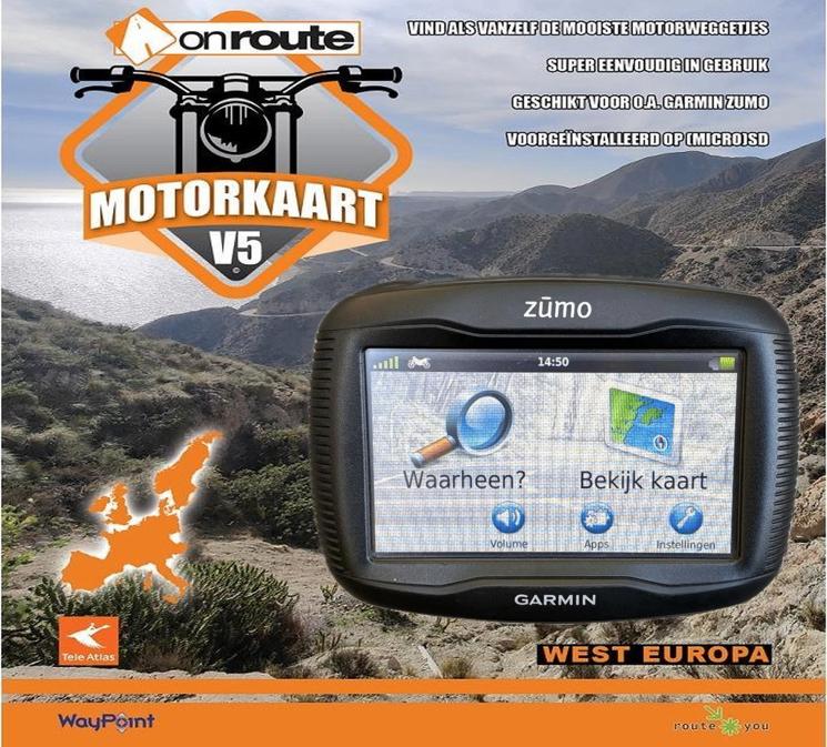 Garmin Zumo 390LM, motorkaart v5, City Navigator Eur, Motoren, Ophalen of Verzenden, Zo goed als nieuw