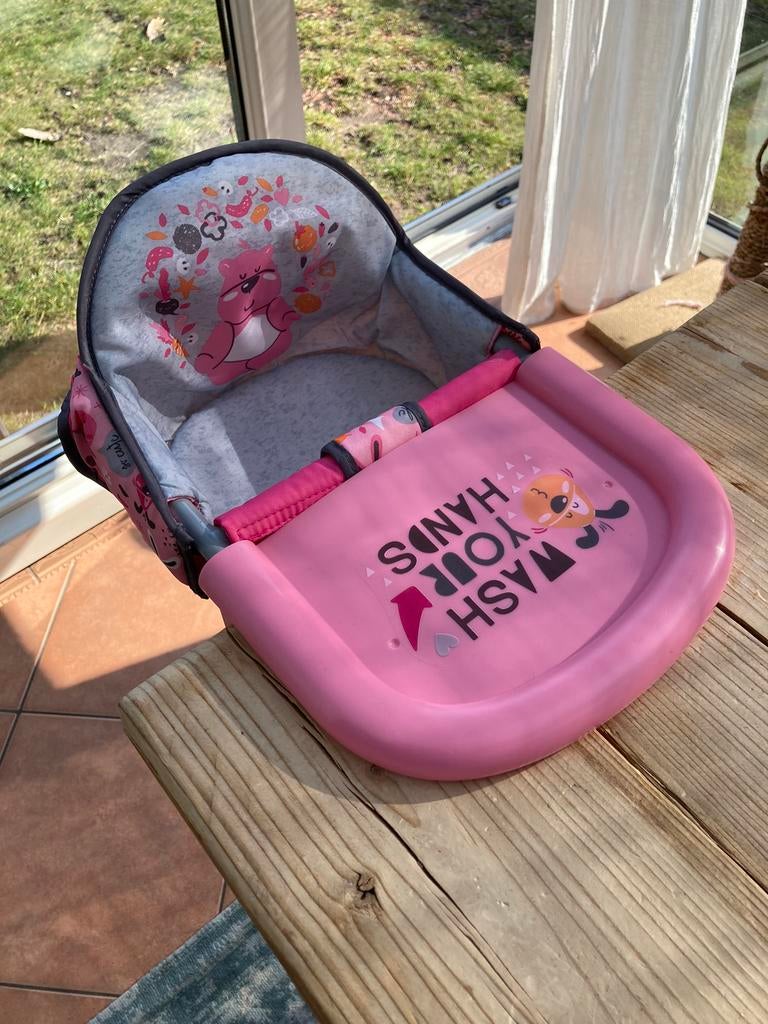 Babyborn tafelstoel hangend, Ophalen of Verzenden, Zo goed als nieuw, Babypop