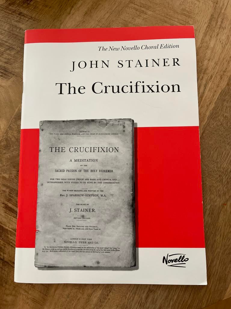 John Stainer - The Crucifixion bladmuziek, Gebruikt, Klassiek, Zang, Ophalen of Verzenden