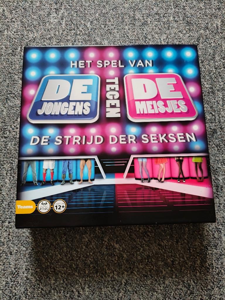 Jongens tegen de meisjes, Hobby en Vrije tijd, Gezelschapsspellen | Bordspellen, Vijf spelers of meer, Ophalen, Nieuw