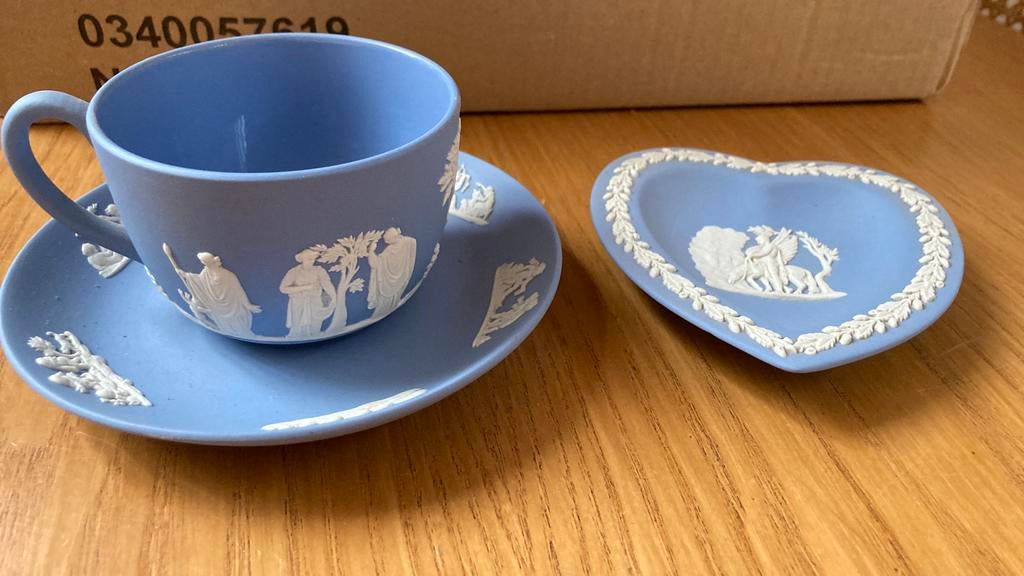 Wedgwood Jasper ware, Ophalen of Verzenden, Nieuw, Porselein, Kop en/of schotel