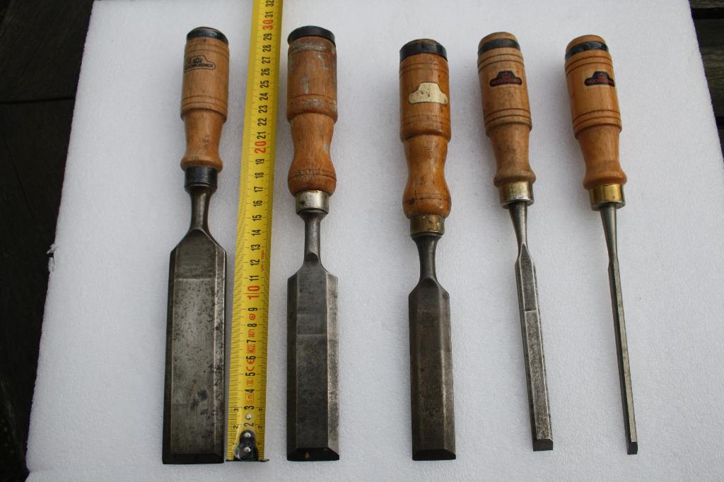 Steekbeitels Nooitgedagt e.a., houtbeitels,  beitels, Antiek en Kunst, Antiek | Gereedschap en Instrumenten, Ophalen of Verzenden