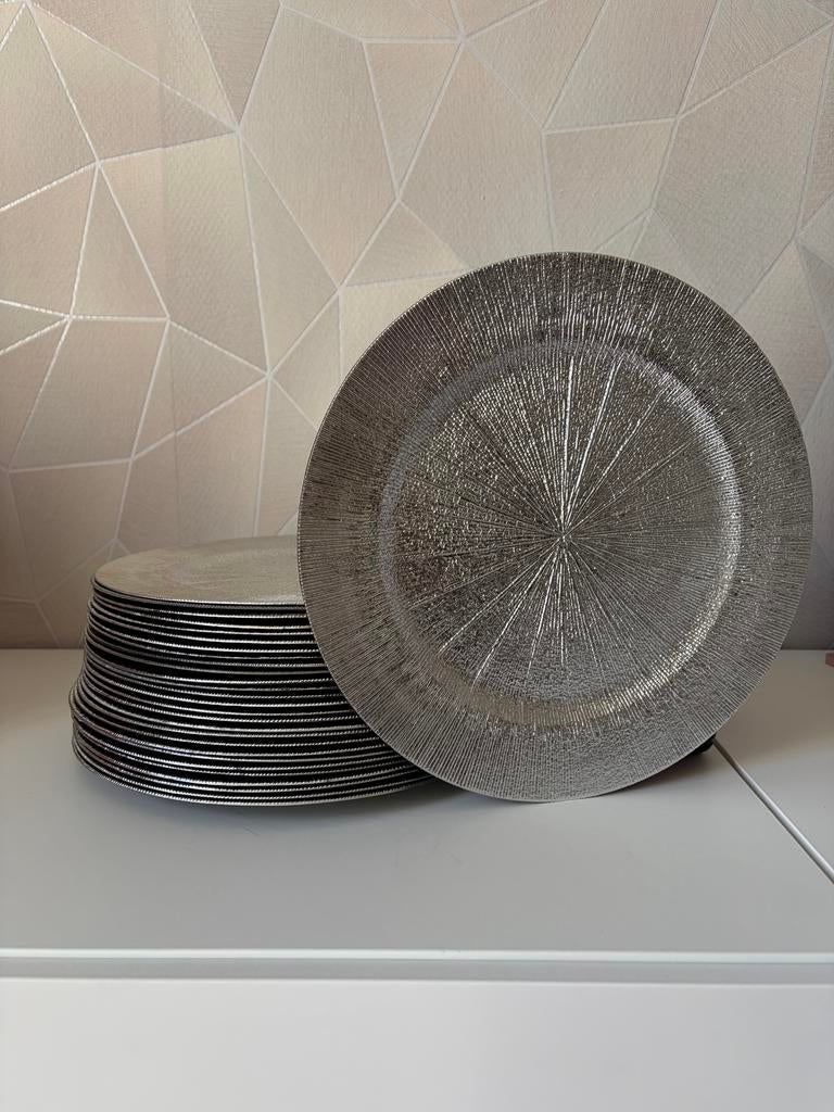 Zilveren onderborden, Ophalen, Overige materialen, Gebruikt, Bord(en)