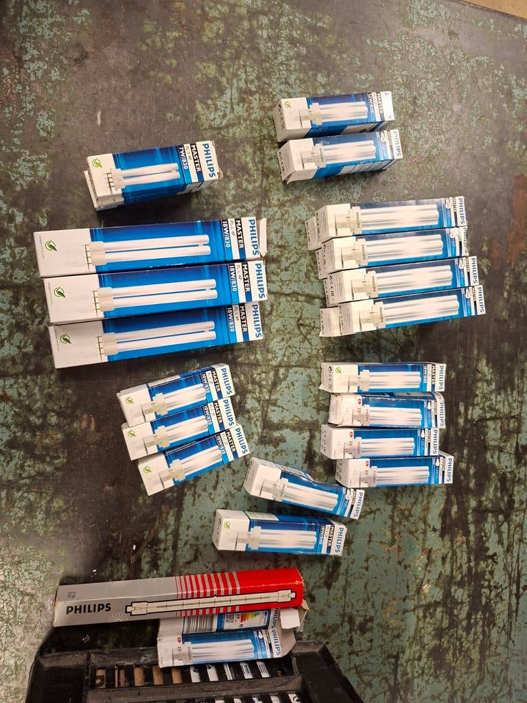 Grote partij Philips lampen/spots halogeen, PLC/PLL/PLT/PLS, Ophalen of Verzenden, Gebruikt, Divers