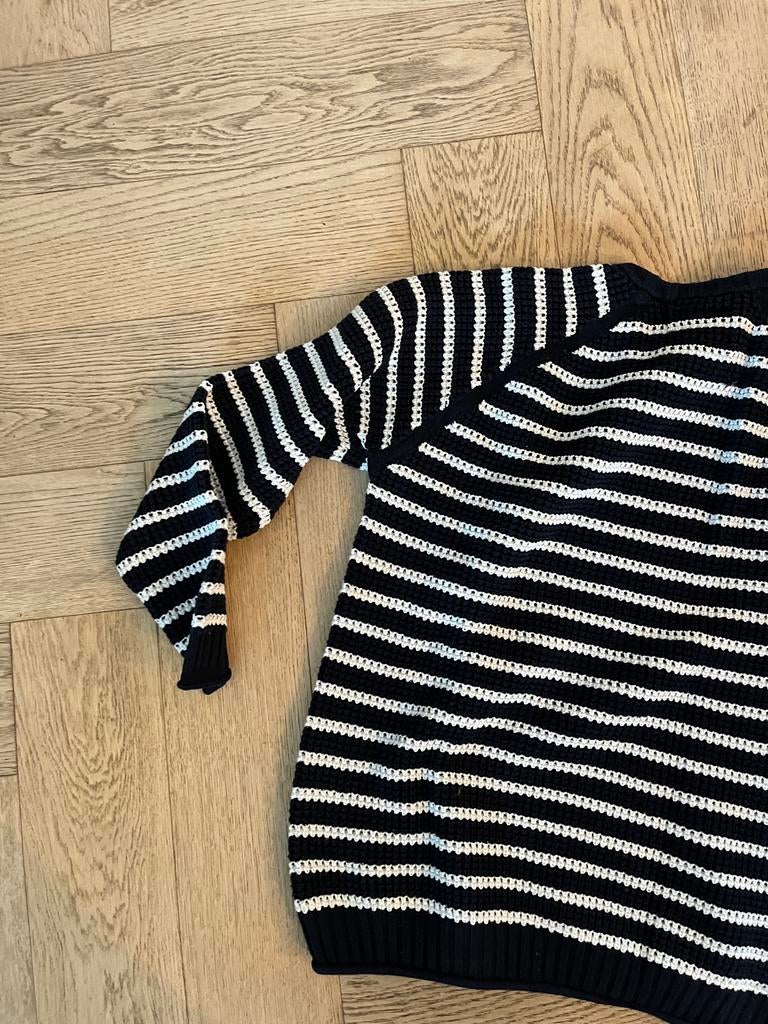 REV Revelation gestreepte trui - Zwart/Wit, Maat XL, Kleding | Dames, Ophalen of Verzenden, Gedragen, Maat 46/48 (XL) of groter