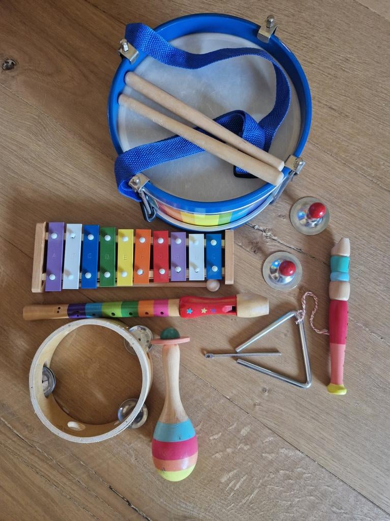 Muziekinstrumenten voor kinderen, Kinderen en Baby's, Speelgoed | Educatief en Creatief, Gebruikt, Ontdekken, Met geluid, Ophalen of Verzenden