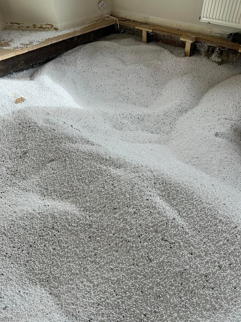 Gratis EPS isolatie korrels, Ophalen, Gebruikt, 12 cm of meer, 15 m² of meer