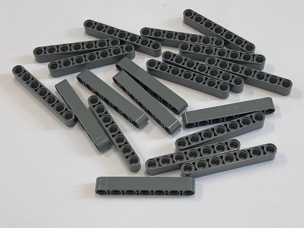 Partij 20x nieuwe dikke Lego 1x7 liftarms in diverse kleuren, Ophalen of Verzenden, Nieuw, Losse stenen, Lego