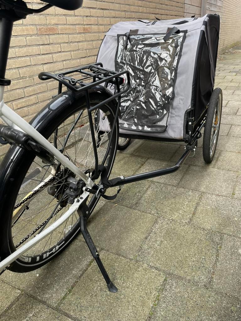 Hondenfietskar, Dieren en Toebehoren, Hondenbenches, Ophalen, Gebruikt
