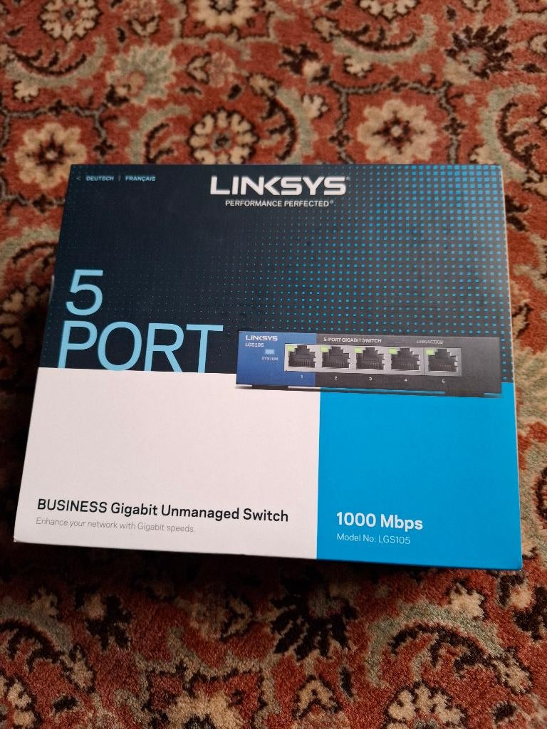 Linksys LGS105V2, Ophalen of Verzenden, Zo goed als nieuw