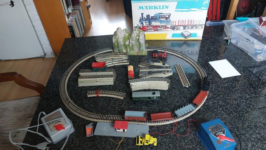 Märklin Treinset 2911 met extra's, deels defect, Wisselstroom, Ophalen of Verzenden, Märklin, Gebruikt