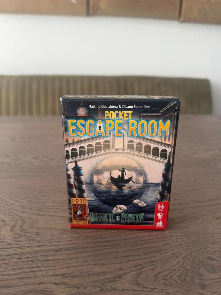 Pocket Escape Room: Overval in Venetië, Een of twee spelers, Ophalen of Verzenden, Nieuw, Reisspel