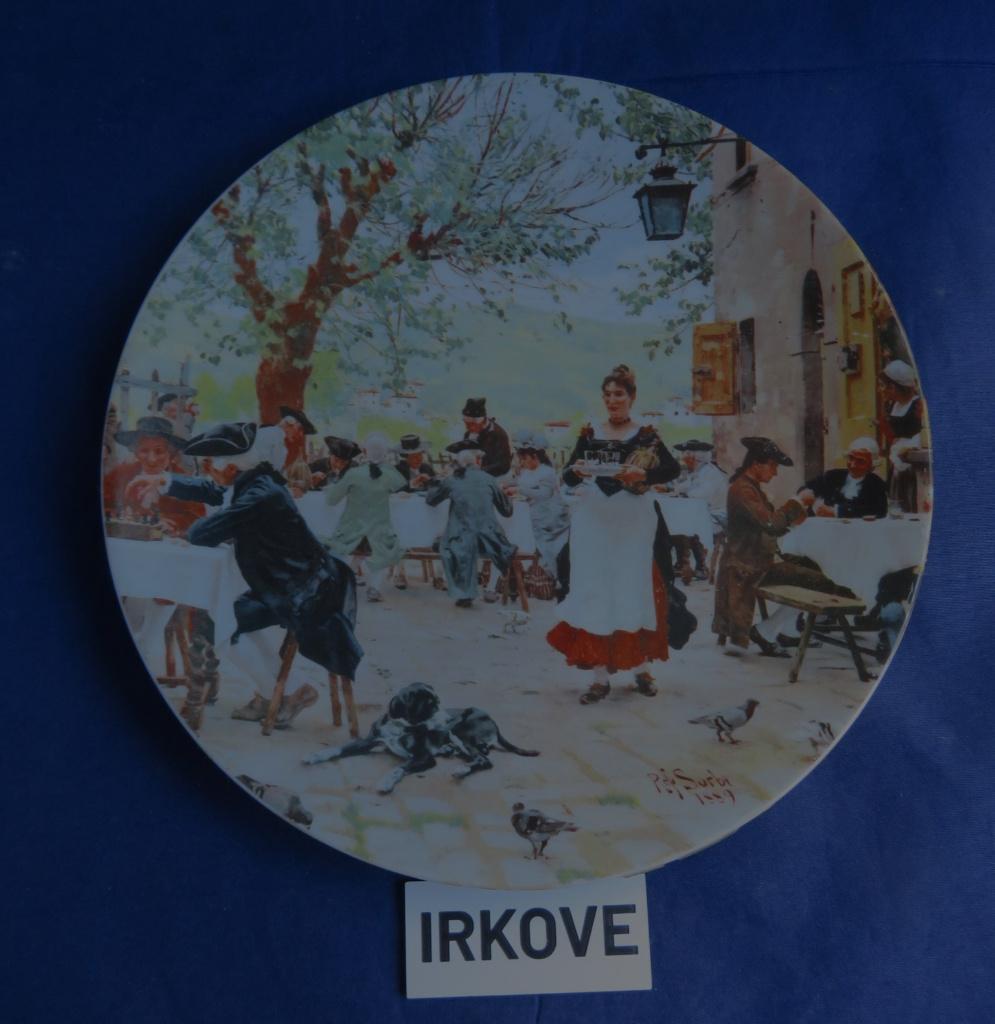 WANDBORD * ROMANTIEK 1800 * Porselein *, Verzenden, Nieuw, Porselein, Bord of Schaal