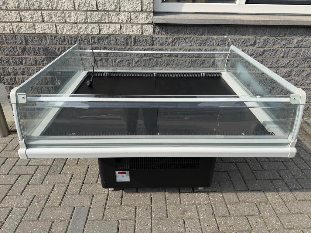 Koeleiland koelvitrine koeling koeltoonbank zuivelkoeling, Zonder vriesvak, 200 liter of meer, 60 cm of meer, 160 cm of meer