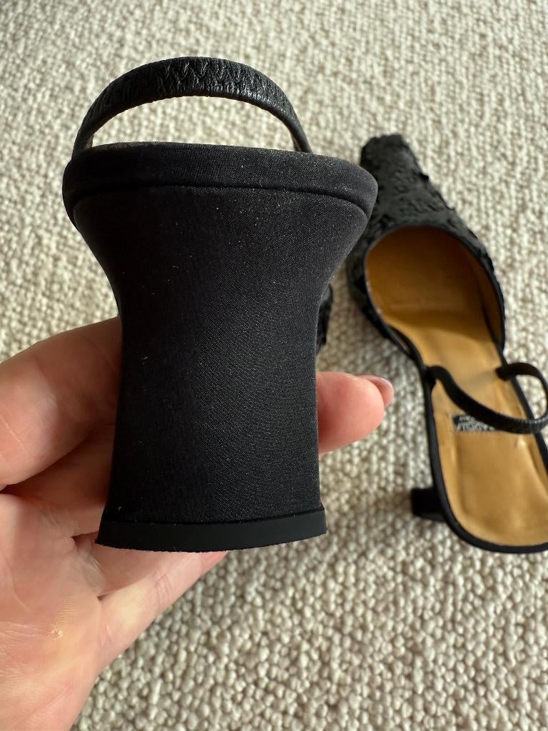 Zwart elegant dames­schoentje met open hiel – maat 37, Kleding | Dames, Schoenen, Schoenen met lage hakken, Zwart, Ophalen of Verzenden