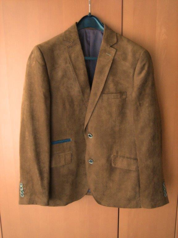 Lichtgewicht alcantara colbert TAILOR & SON 52 snazzeys, Kleding | Heren, Maat 52/54 (L), Bruin, Verzenden, Tailor & Son