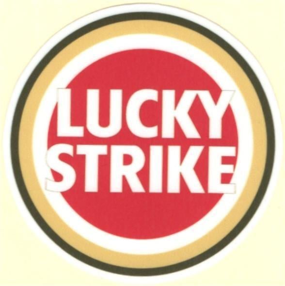 Lucky Strike sticker #4, Ophalen of Verzenden