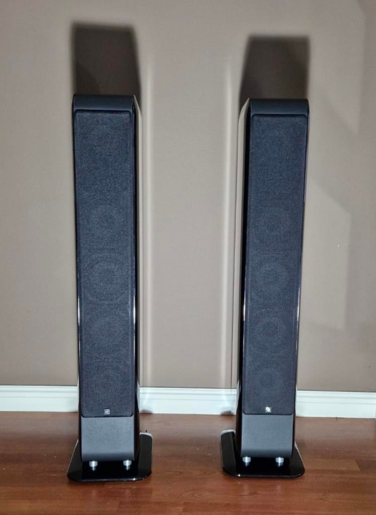 Boston acoustics M350 speakers TOP GELUID & SIERRAAD IN HUIS, Zo goed als nieuw, 120 watt of meer, Front, Rear of Stereo speakers