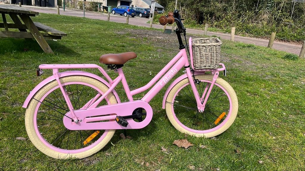 Gloednieuwe meisjesfiets 20" roze, Ophalen, Nieuw, 20 inch, Handrem
