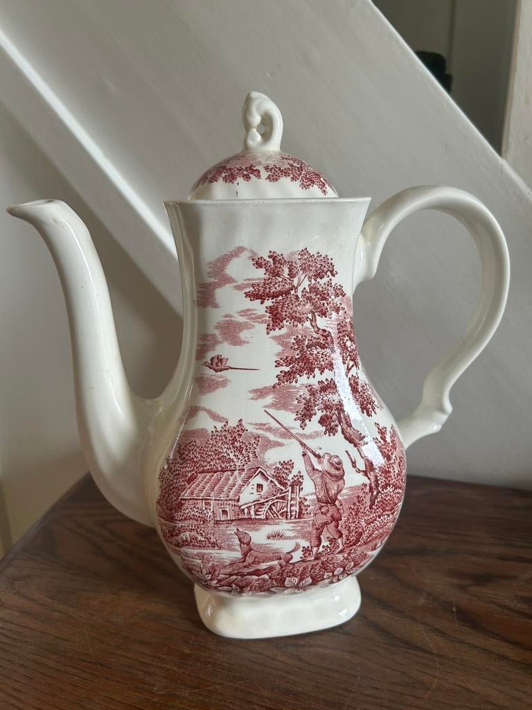 Vintage koffiepot the hunter by myott, Ophalen of Verzenden