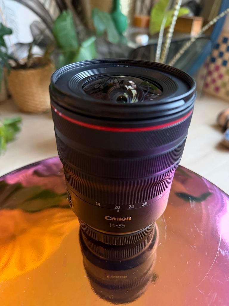 Canon RF 14-35mm f4 L IS USM lens, Ophalen of Verzenden, Gebruikt, Groothoeklens, Zoom