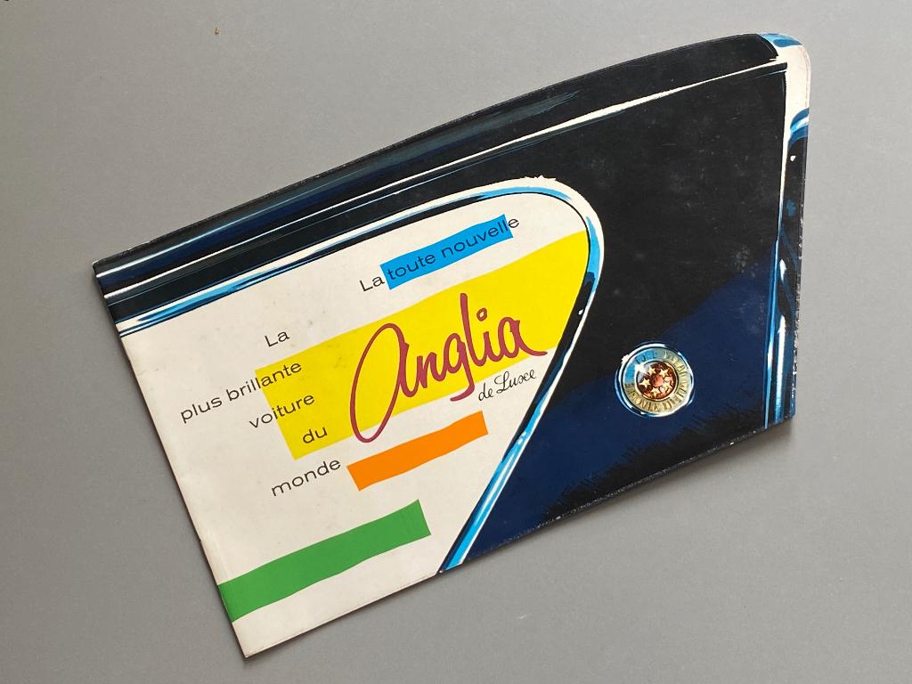 Brochure Ford Anglia de luxe (circa 1960)