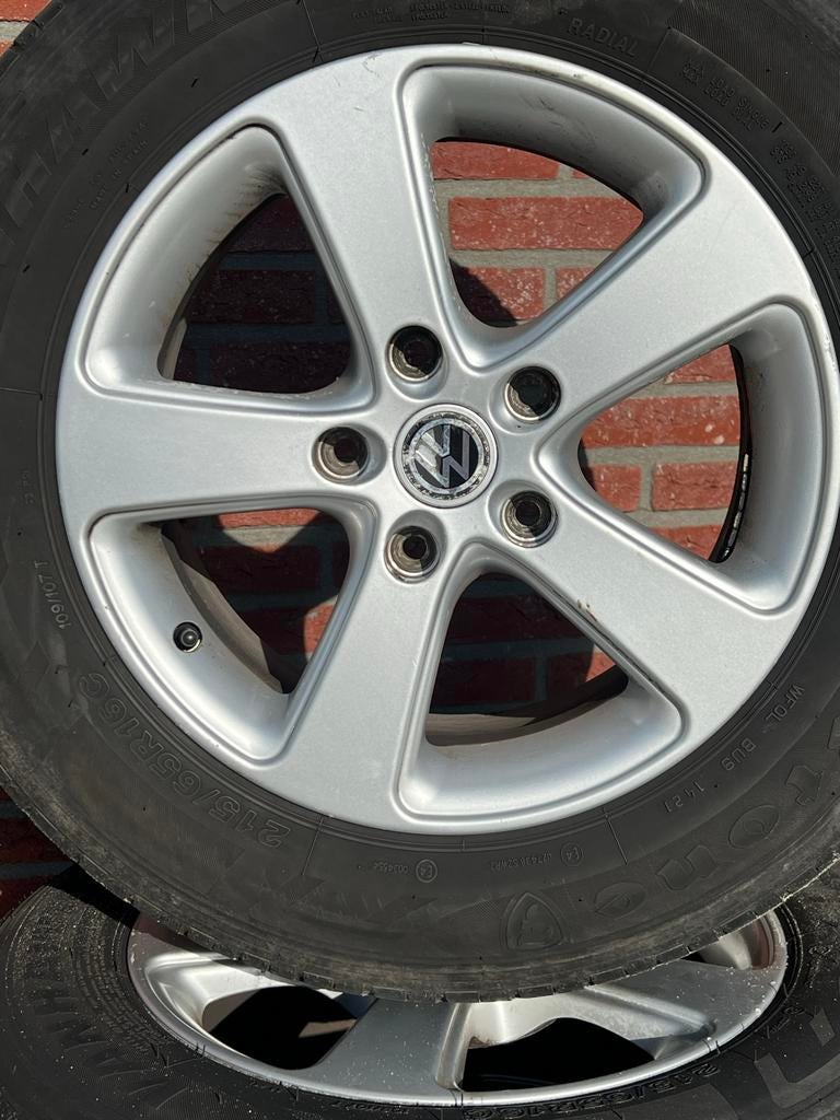 Velgenset VW Transporter T5, Auto-onderdelen, Banden en Velgen, Ophalen, 16 inch, Banden en Velgen, Zomerbanden