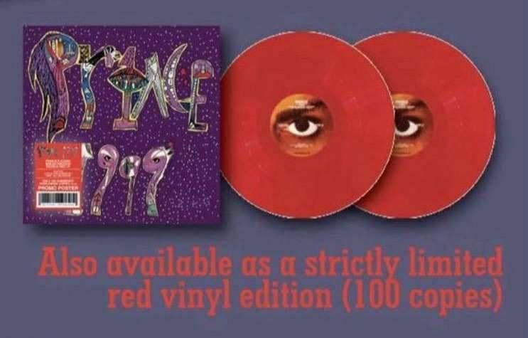 Prince-1999 Red Vinyl 2LP (Special Numbered 100 Copies Only), Verzenden, 1980 tot 2000, Nieuw in verpakking, 12 inch