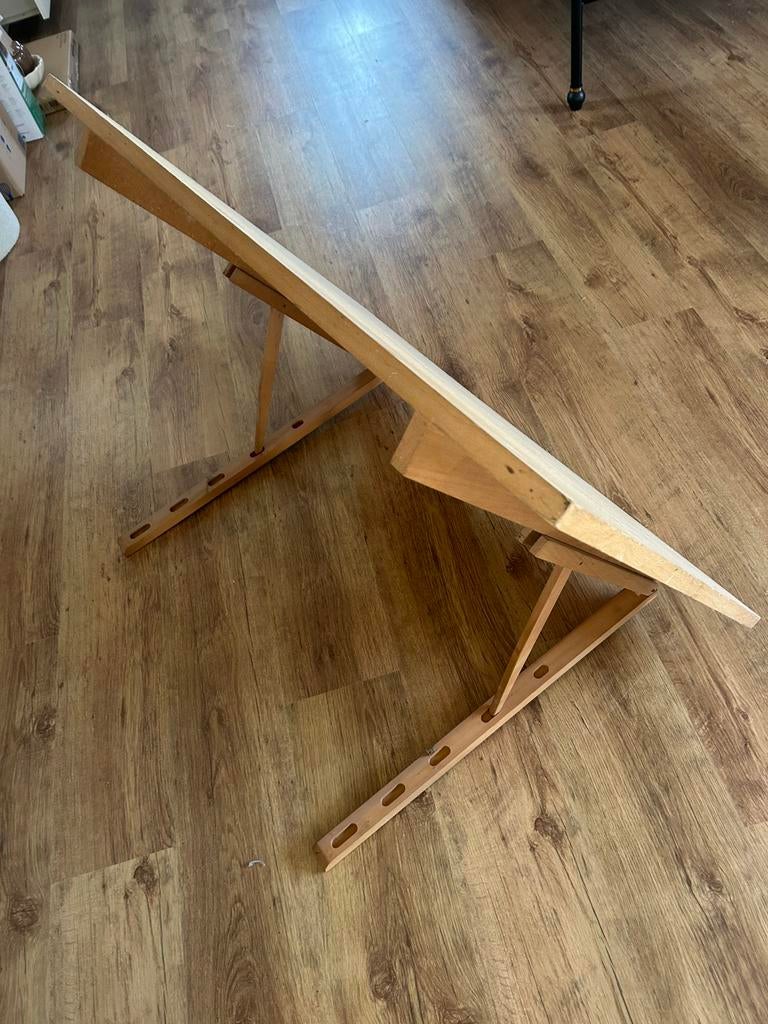 Houten tekentafel, Ophalen, Gebruikt, Minder dan 130 cm