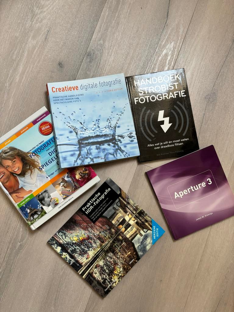 Diverse Fotografie Boeken: Creatief, Strobist, HDR, Aperture, Boeken, Kunst en Cultuur | Fotografie en Design, Gelezen, Fotografie algemeen