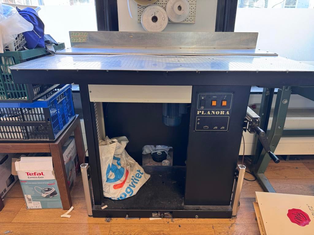 Complete Naai- en Strijkset: Pfaff, Planora, Ophalen of Verzenden, Naaimachine, Industrieel, Gebruikt