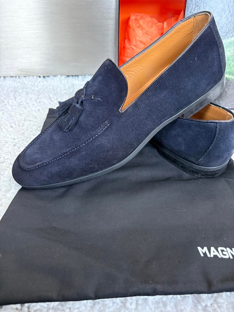 Magnanni loafers maat 46 nieuw €339, Kleding | Heren, Schoenen, Loafers, Blauw, Nieuw, Ophalen of Verzenden