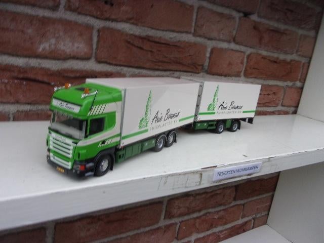 Tekno  Scania  R 420  Topline  van  Arie  Bouman., Hobby en Vrije tijd, Modelauto's | 1:50, Ophalen of Verzenden, Zo goed als nieuw