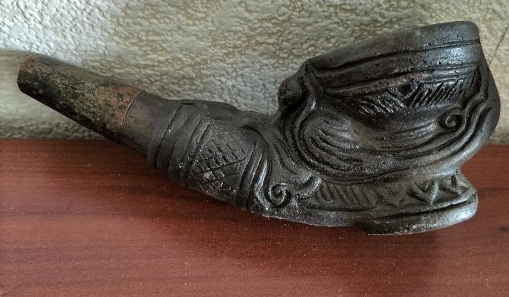 antieke pijp, Verzamelen, Rookartikelen, Aanstekers en Luciferdoosjes, Ophalen of Verzenden, Gebruikt, Overige typen