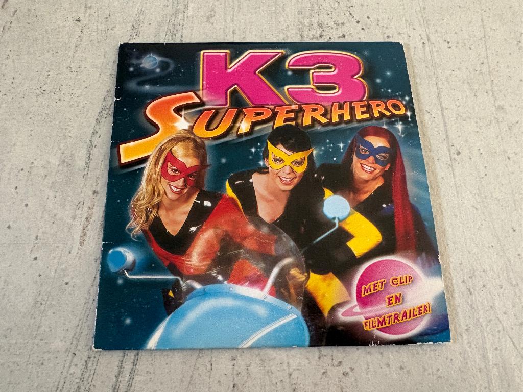 K3 - Superhero CD Single, 1 single, Ophalen of Verzenden, Zo goed als nieuw, Pop