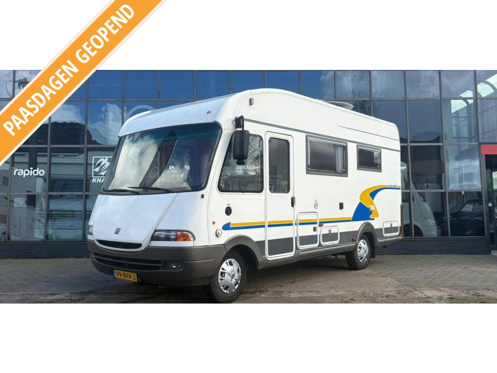 Eura Mobil 660 Dakairco,Motorairco, Ringverwarming, Fiat, Bedrijf, Luifel