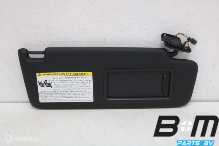 Zwarte zonneklep rechts Audi A3 8V Limo 8V5857552D, Gebruikt