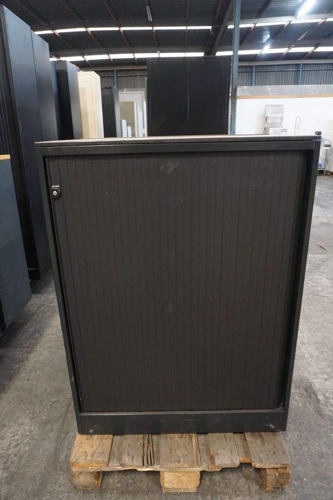 Archiefkast, roldeurkast, dossierkast laag model kantoorkast, Gebruikt, 100 tot 150 cm, Niet ingevuld, 50 tot 100 cm