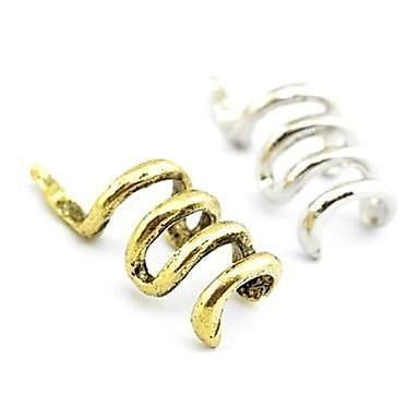 oor. 1 schitterend OORSIERAAD serpentineclip, Verzenden, Nieuw, Zilver, Overige materialen