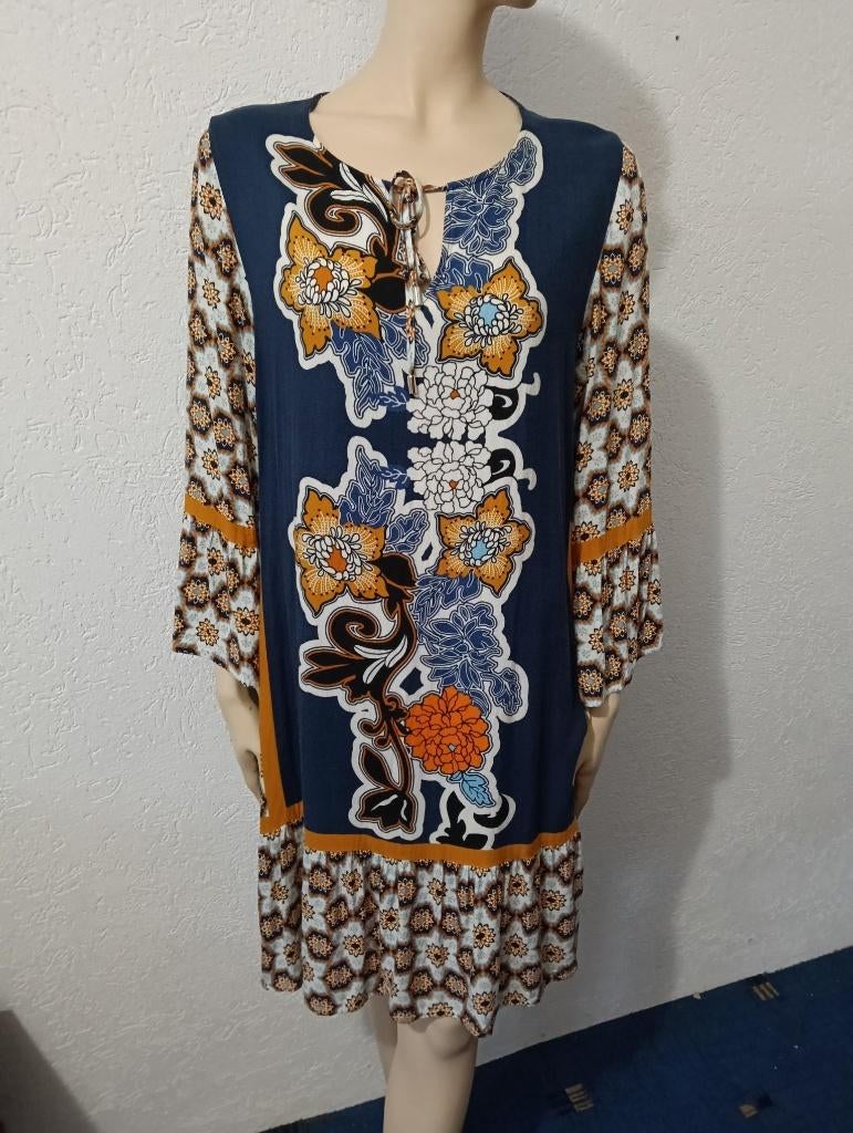 Caroline Biss jurk maat 42, Blauw, Maat 42/44 (L), Ophalen of Verzenden, Zo goed als nieuw