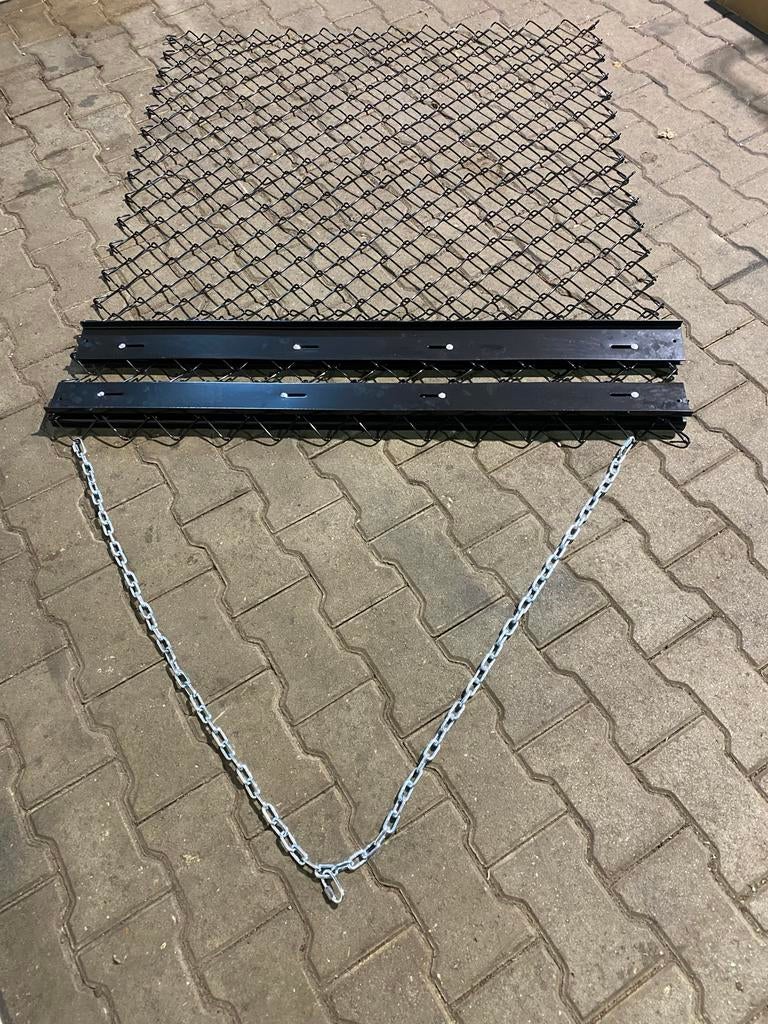 Weidesleep / Graslandeg voor zitmaaier/minitrekker, Ophalen