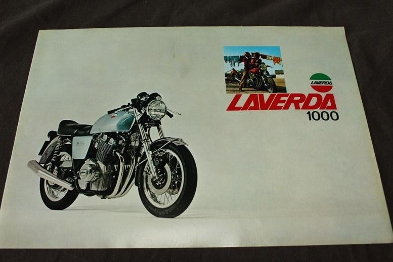 Laverda 1000 motorfiets verkoop folder, Ophalen of Verzenden, Overige merken