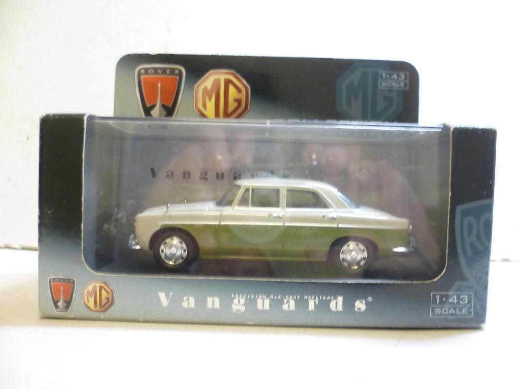 Vanguards Rover P5 MK11 Stone Grey Juniper Green 1:43 auto, Ophalen of Verzenden, Nieuw, Auto, Vanguards