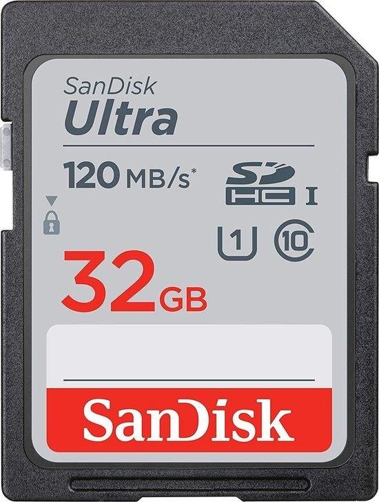 Sandisk sdhc ultra 32gb 120mbs (SD kaart) *Nieuw*, 32 GB, Sandisk 1, Nieuw, Ophalen of Verzenden