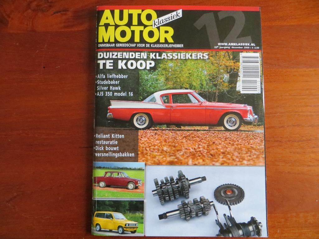 Auto Motor Klassiek 12 2009 Reliant Kitten, Barkas treffen, Ophalen of Verzenden, Nieuw, Overige merken