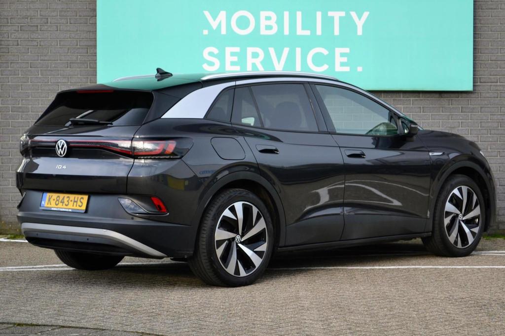 Volkswagen ID.4 First 77 kWh SOH89% Pano LED 20" Leder CarPl, Achterwielaandrijving, Gebruikt, Leder en Stof, 380 km
