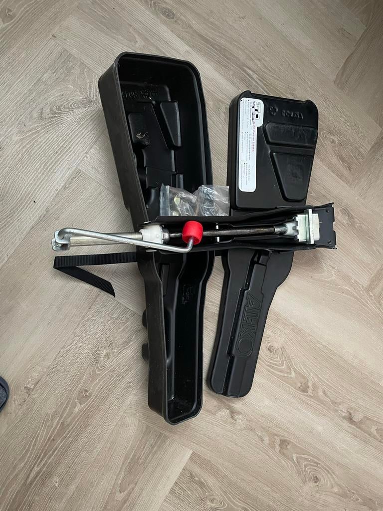 AL-KO caravan krik 800 kg met opbergdoos, Ophalen, Gebruikt, Mechanisch, Schaarkrik